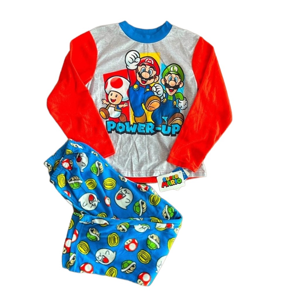 Super Mario Fleece Pajamas 2-piece